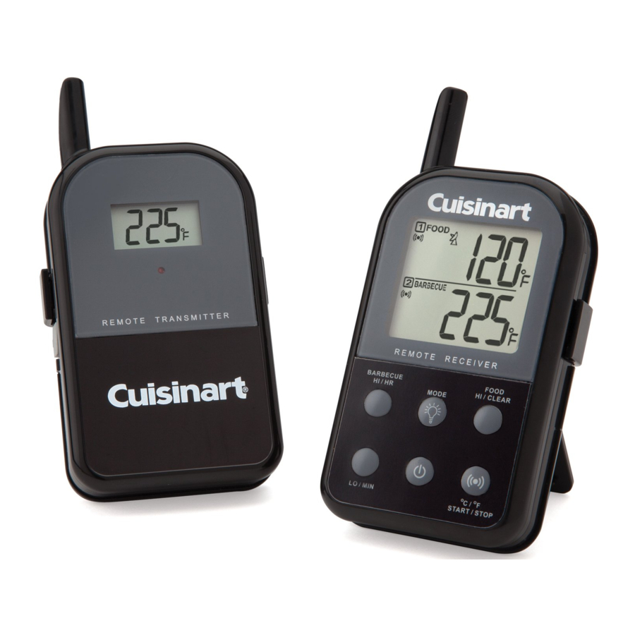 Cuisinart CSG-900 - Dual Probe Grilling Thermometer Manual