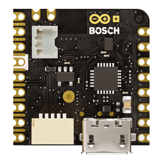 Arduino Nicla Sense ME Product Reference Manual