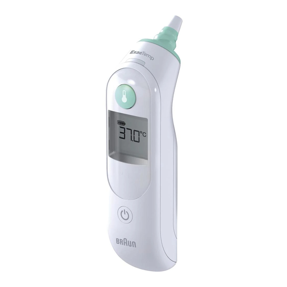 Braun ThermoScan IRT 6030 Indications For Use