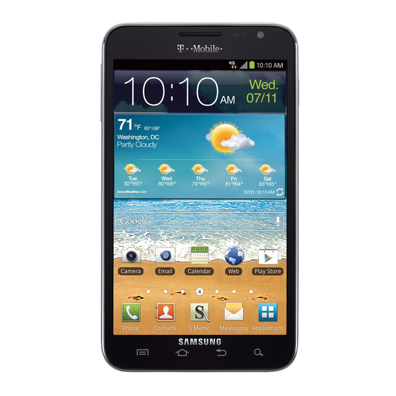 Samsung GALAXY Note Quick Start Manual