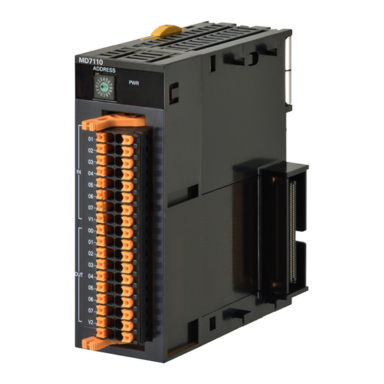 Omron CK3W-MD71 0 Series Quick Start Manual