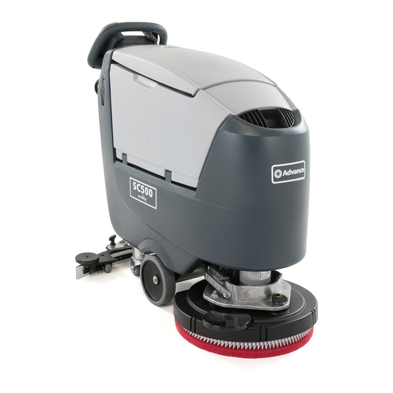 Nilfisk-Advance Advance ecoflex SC500 Instructions For Use Manual