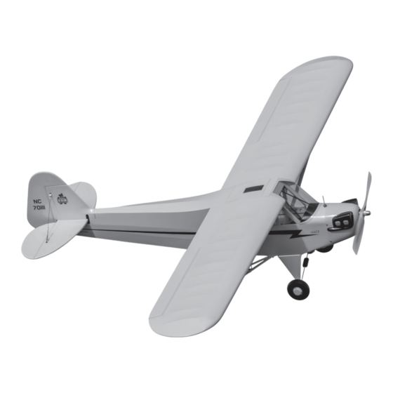 Horizon Hobby Hangar 9 J-3 Cub 10cc EP PNP Instruction Manual