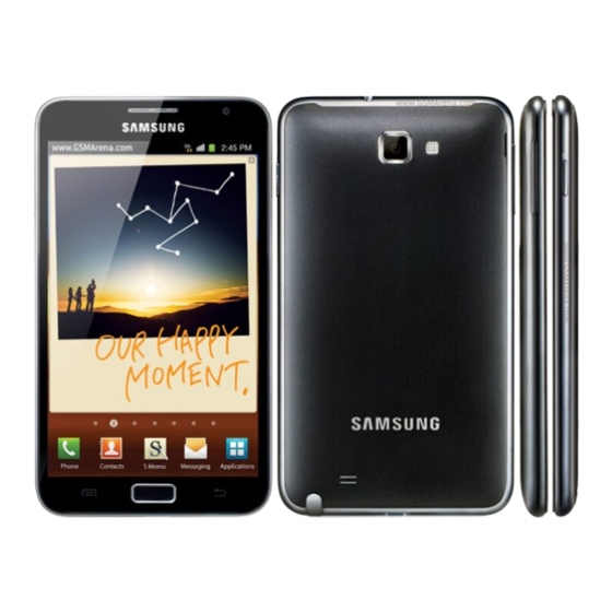 Samsung Galaxy Note User Manual