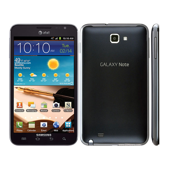 Samsung Galaxy Note User Manual