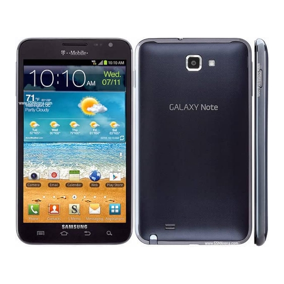 Samsung GALAXY Note User Manual