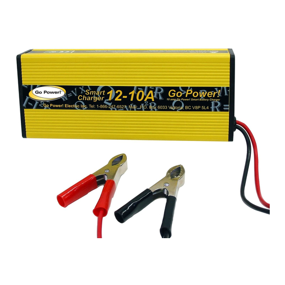 Go Power! Electric Battery Charger Owner's Manual