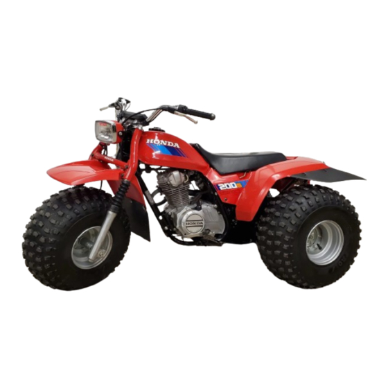 Honda 1985 ATC200S Three-Wheeler ATV Manuals