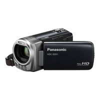 Panasonic HDCSDX1 - HD SD CAMCORDER Operating Instructions Manual
