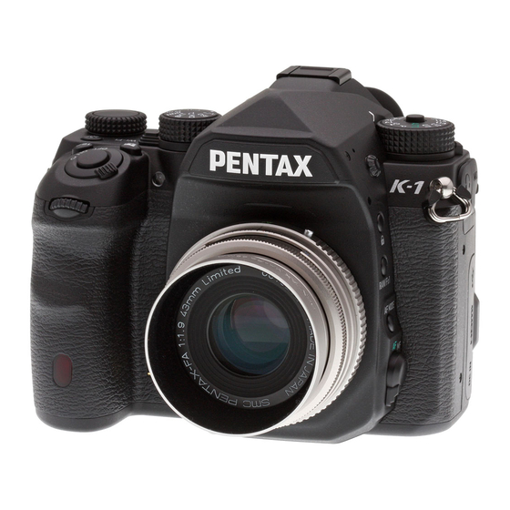 Ricoh Pentax K-1 Operating Manual