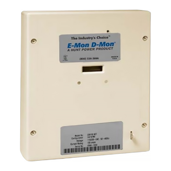 E-Mon D-mon 4000 Installation Instructions Manual