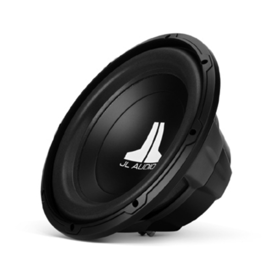 JL Audio 12W0v2-4 Owner's Manual