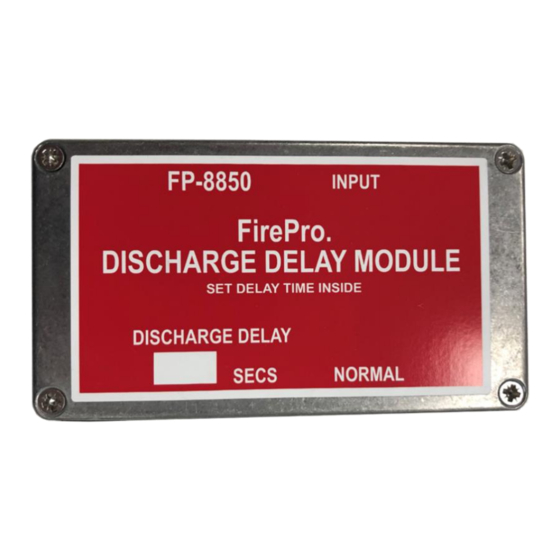 FirePro FP-08850 Manuals