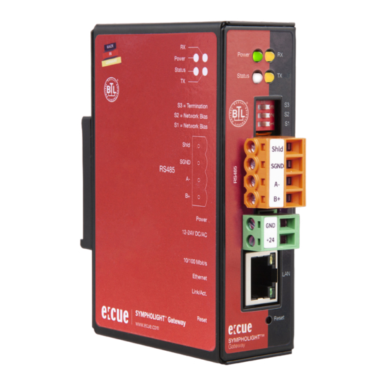 ECUE OSRAM SYMPHOLIGHT AM476230031 Manuals