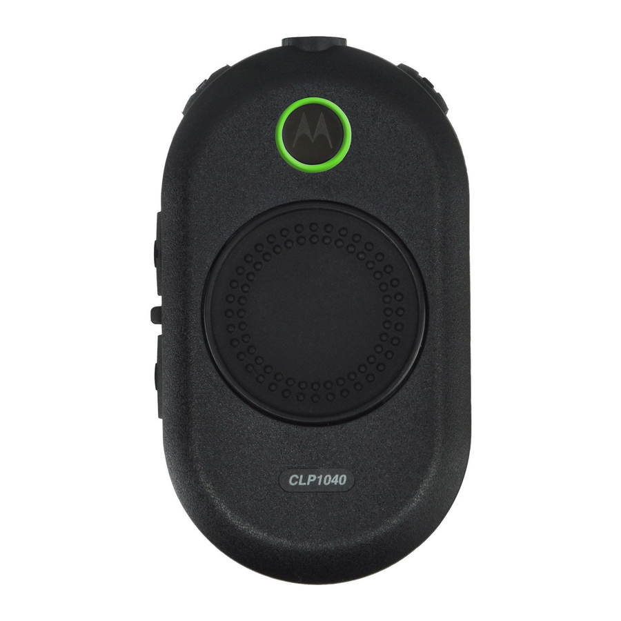 Motorola CLP Series User Manual