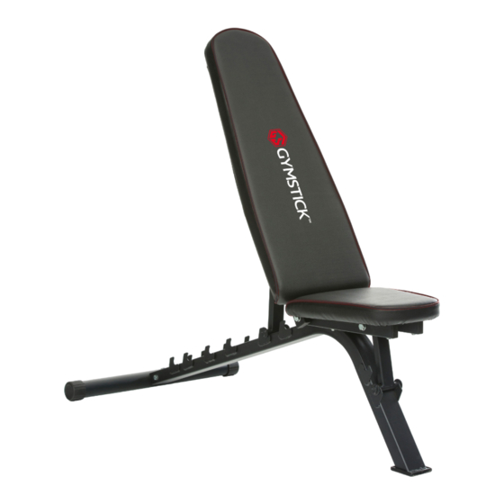 Gymstick FITNESS BENCH User Manual