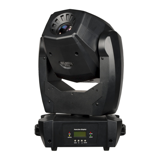 Briteq BT-60ls LED Moving Head Manuals