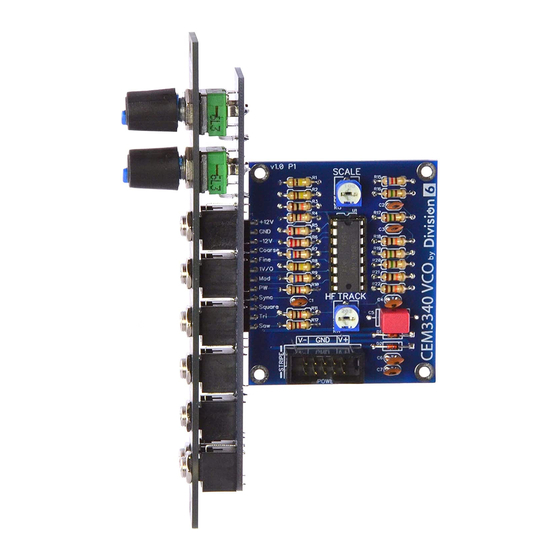 Division 6 CEM3340 VCO Build Instructions