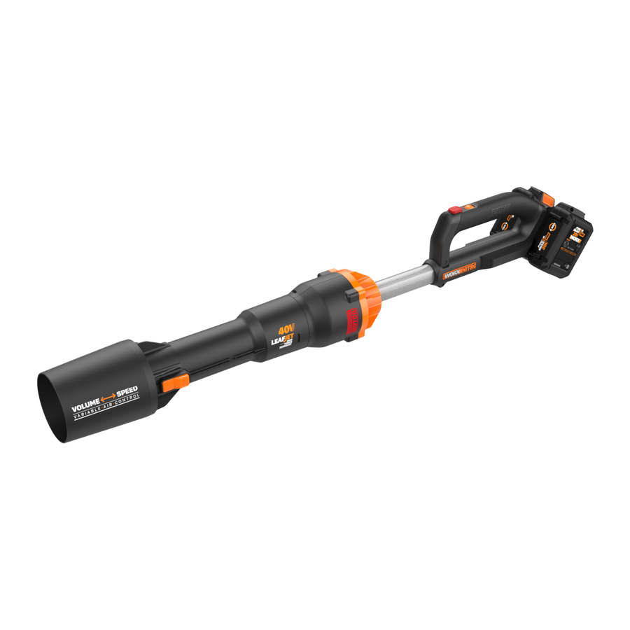 Worx Nitro LEAFJET WG585 Manuals