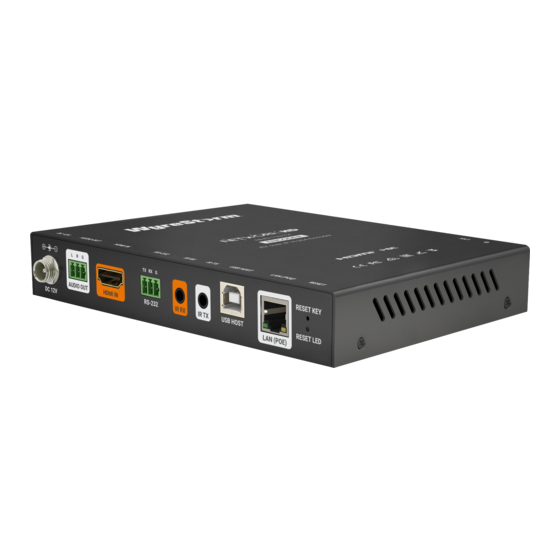 Wyrestorm NHD-110-TX Quick Start Manual