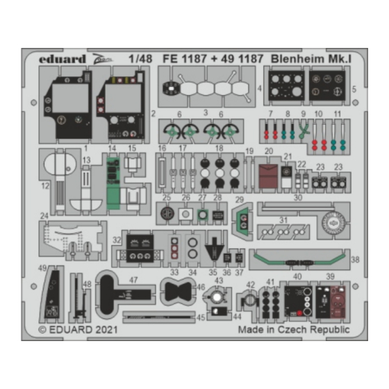 Eduard FE 1187 Manual