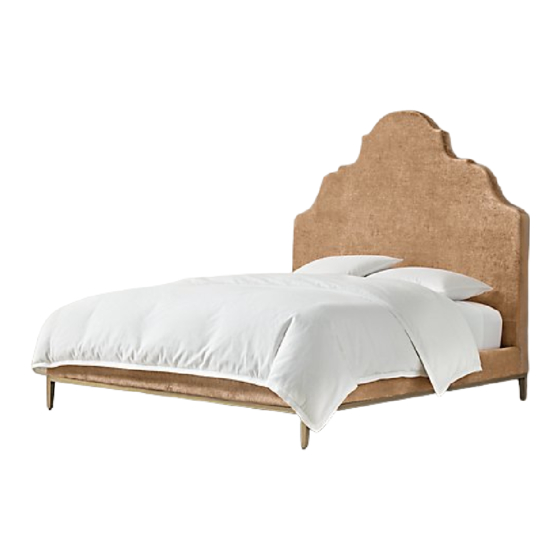 RH Teen CAMILLA ARCHED QUEEN BED Assembly Instructions