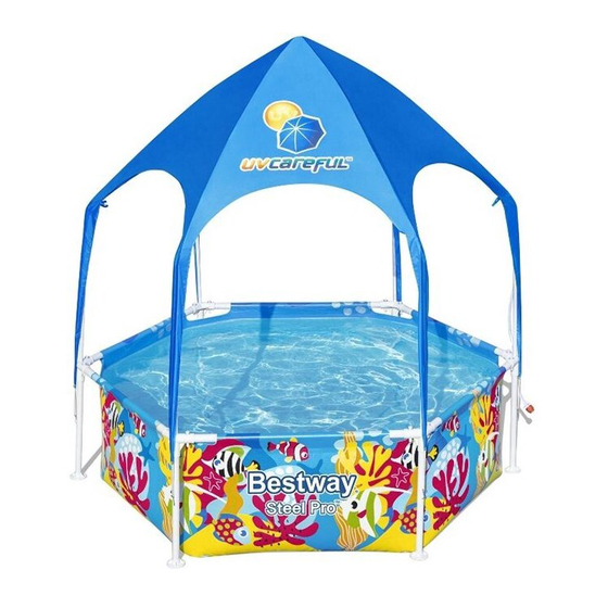 Bestway Steel Pro Splash-in-Shade 5618SE Quick Start Manual