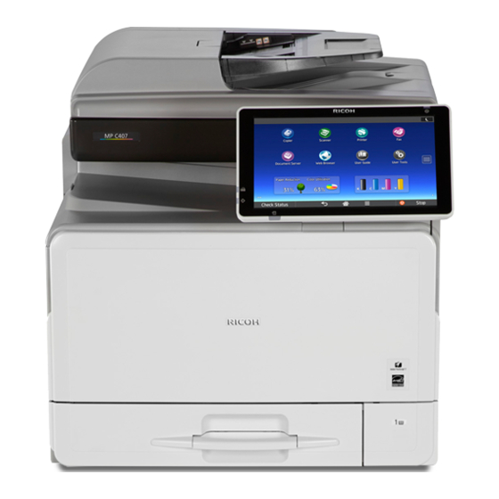 Ricoh MP C407SP User Manual