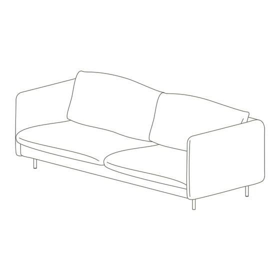 Koala SUFFOLK SOFA 3.5 SEATER Assembly Instructions Manual