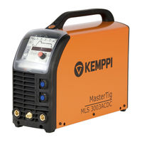 Kemppi MasterTig MLS 3003 ACDC Operating Manual