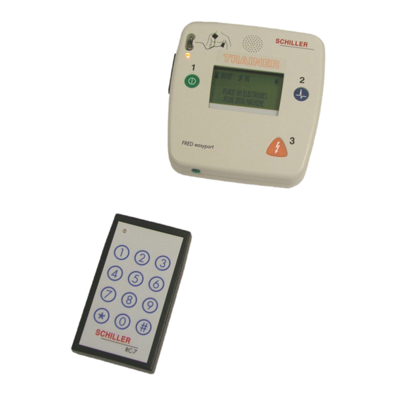 Schiller FRED easyport TRAINER Manuals