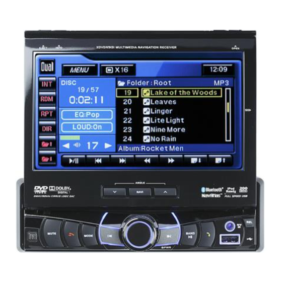 Dual XDVDN9131 Installation & Owner's Manual