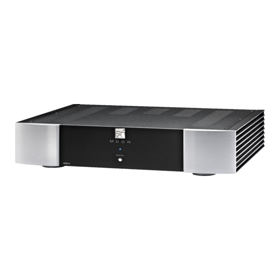 Simaudio MOON 330A Owner's Manual