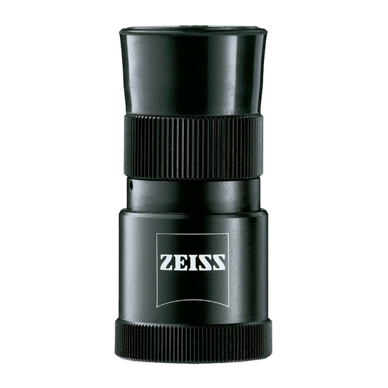 Zeiss Victory 3 x 12 Mono Instructions For Use Manual