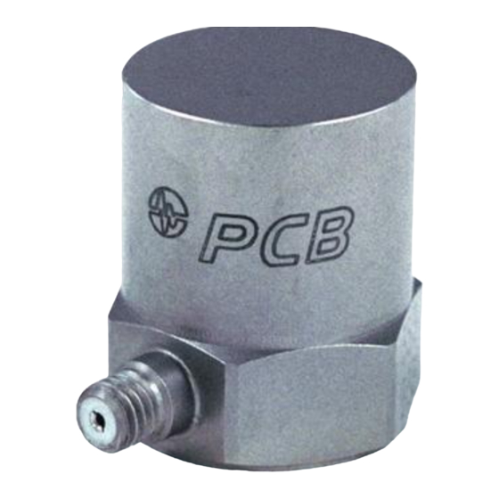 PCB Piezotronics J351B31 Accelerometer Manuals