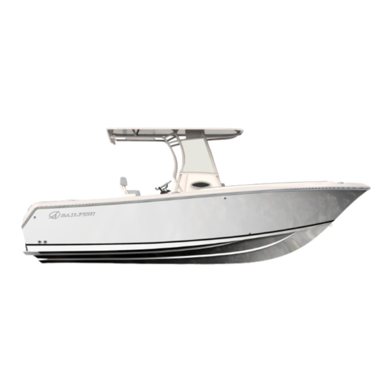 User Manuals: Sailfish 242 CC Center Console Boat