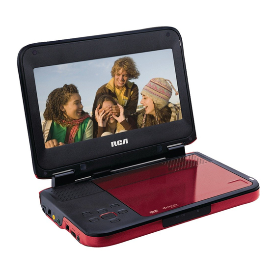 RCA DRC6338 - Portable DVD Player User Manual