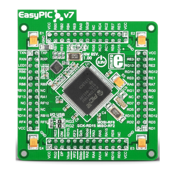 mikroElektronika EasyPIC Fusion v7 Schematics