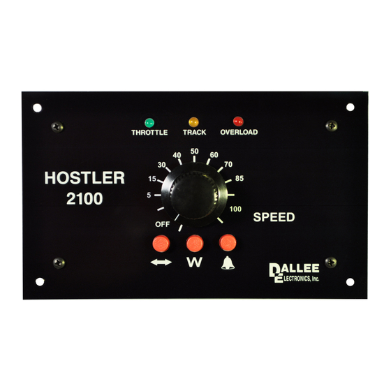 DALLEE ELECTRONICS HOSTLER 2100 Operating Instructions Manual
