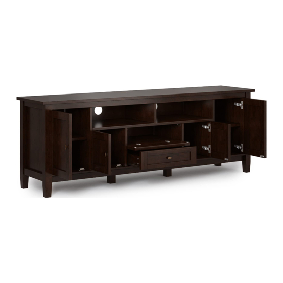 SIMPLIHOME brooklyn+max WyndenHall AXWSH003-72RUS Manuals