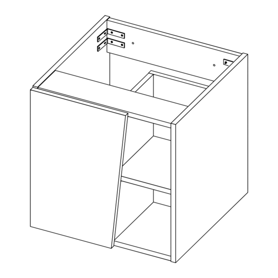 CORONA FUSSION 45 VITAL VANITY Assembly Instructions Manual