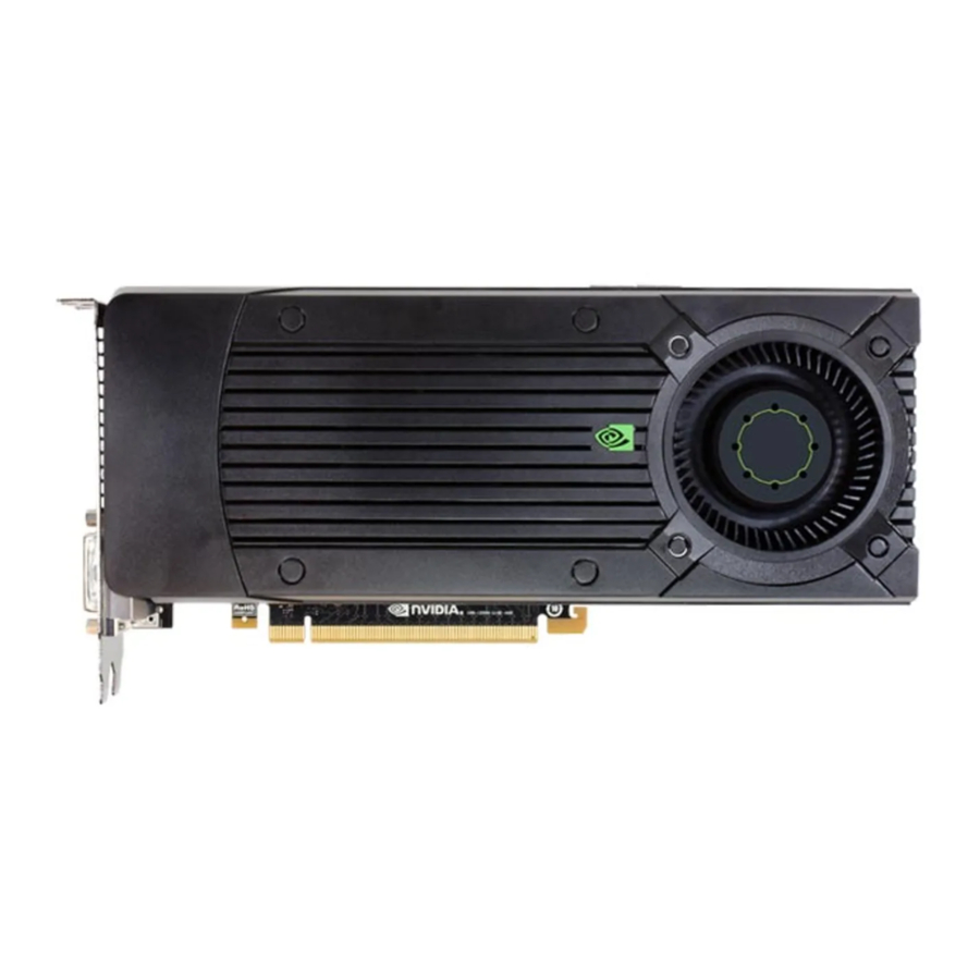 NVIDIA GeForce GTX 660 Ti - Graphics Card Manual