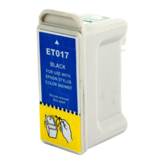 Epson T017201 Product Information Sheet