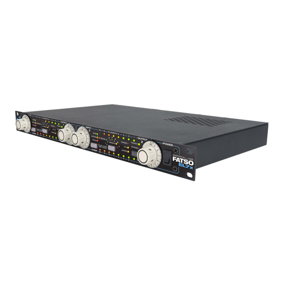 Empirical Labs Fatso EL7x User Manual