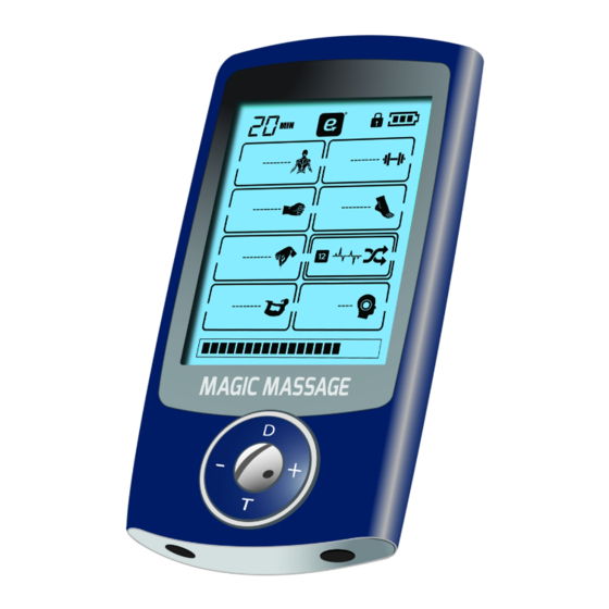 ENOVATIVE TECHNOLOGIES MAGIC MASSAGE ULTRA Manuals