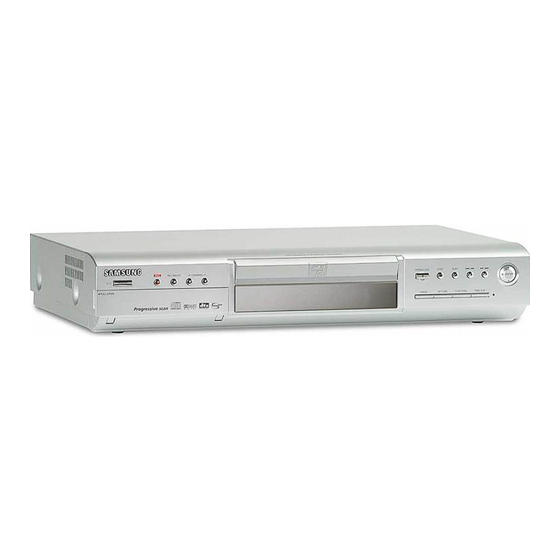 Samsung DVD-R4000 Operating Instructions Manual
