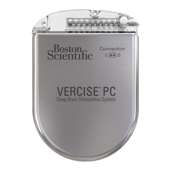 Boston Scientific Vercise PC Implantable Pulse Generator Manuals
