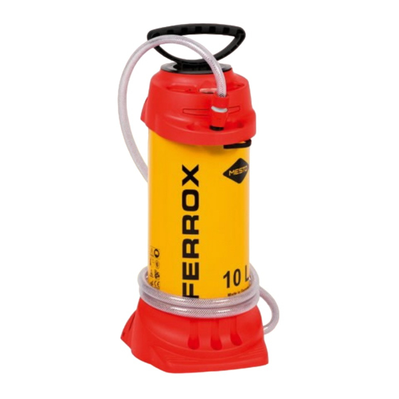 Mesto FERROX 3585W Instructions For Use Manual