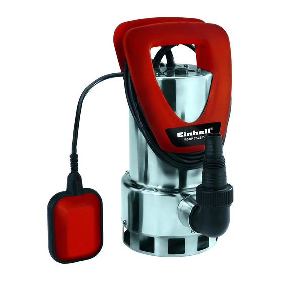 EINHELL RG-DP 7525 N Original Operating Instructions