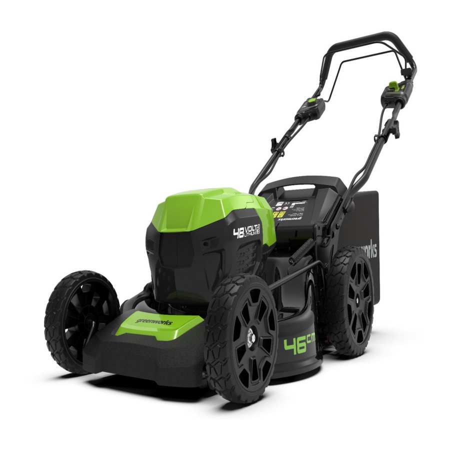 GreenWorks GD48LM51SP Lawn Mower Manuals